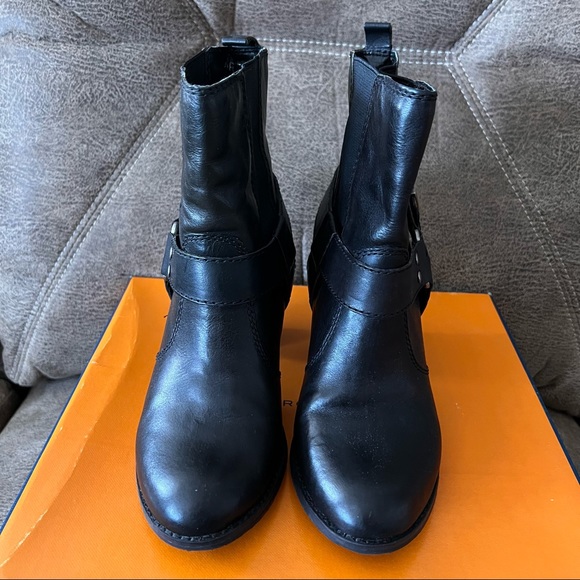 Arturo Chiang Viana Black Leather Boots - Picture 3 of 6